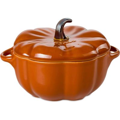 Staub Cocotte 12 cm, Kürbis, Zimt, Keramik Bild 2