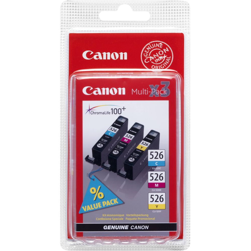 Canon Multipack CLI-526 C / M / Y Bild 1