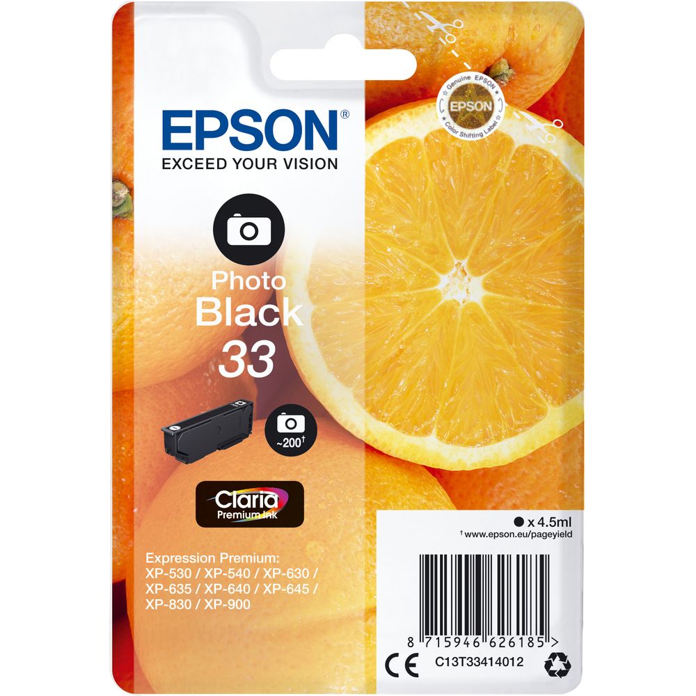 Epson Tinte T33414012 Photo Black Bild 1