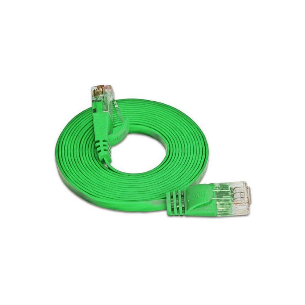 SLIM câble patch Cat 6, UTP, 15 m, vert Bild 1