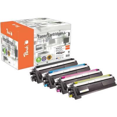 Peach Set de toner Brother TN-230 BK, C, M, Y Bild 2