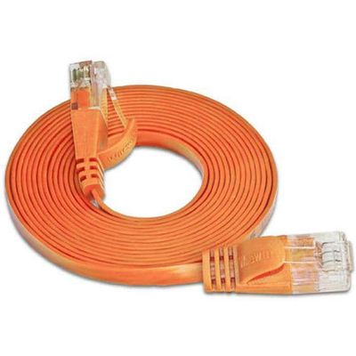 SLIM câble patch Cat 6, UTP, 0.5 m, orange