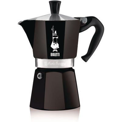 Bialetti Caffettiera espresso moka express nero 3 tazze