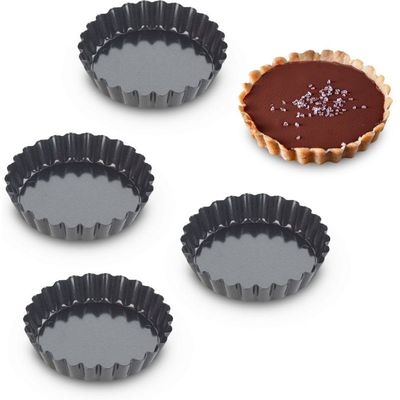 Tala Wähenform 4 pcs, Ø 10 cm, H: 2 cm, non-stick Bild 2