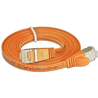 SLIM câble patch Cat 6, STP, 20 m, orange