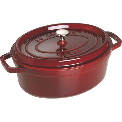 Staub Topf oval Vitamin Grenadine 6.5 lt., 33cm