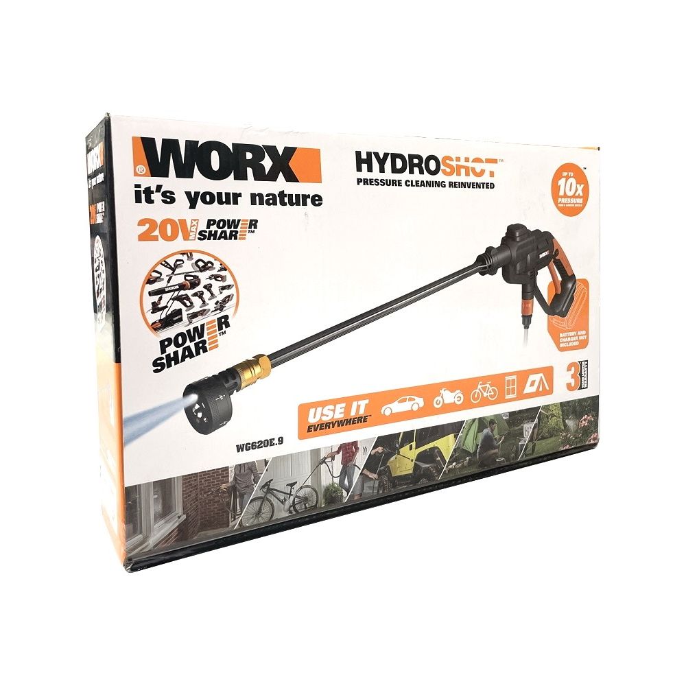 Buy Worx WG620E.9 Battery Pressure Washer 20V Max Now at buchmann.ch