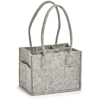 Zeller Present Sac de transport pour 6 bouteilles de feutre 23,5x16,5x39cm