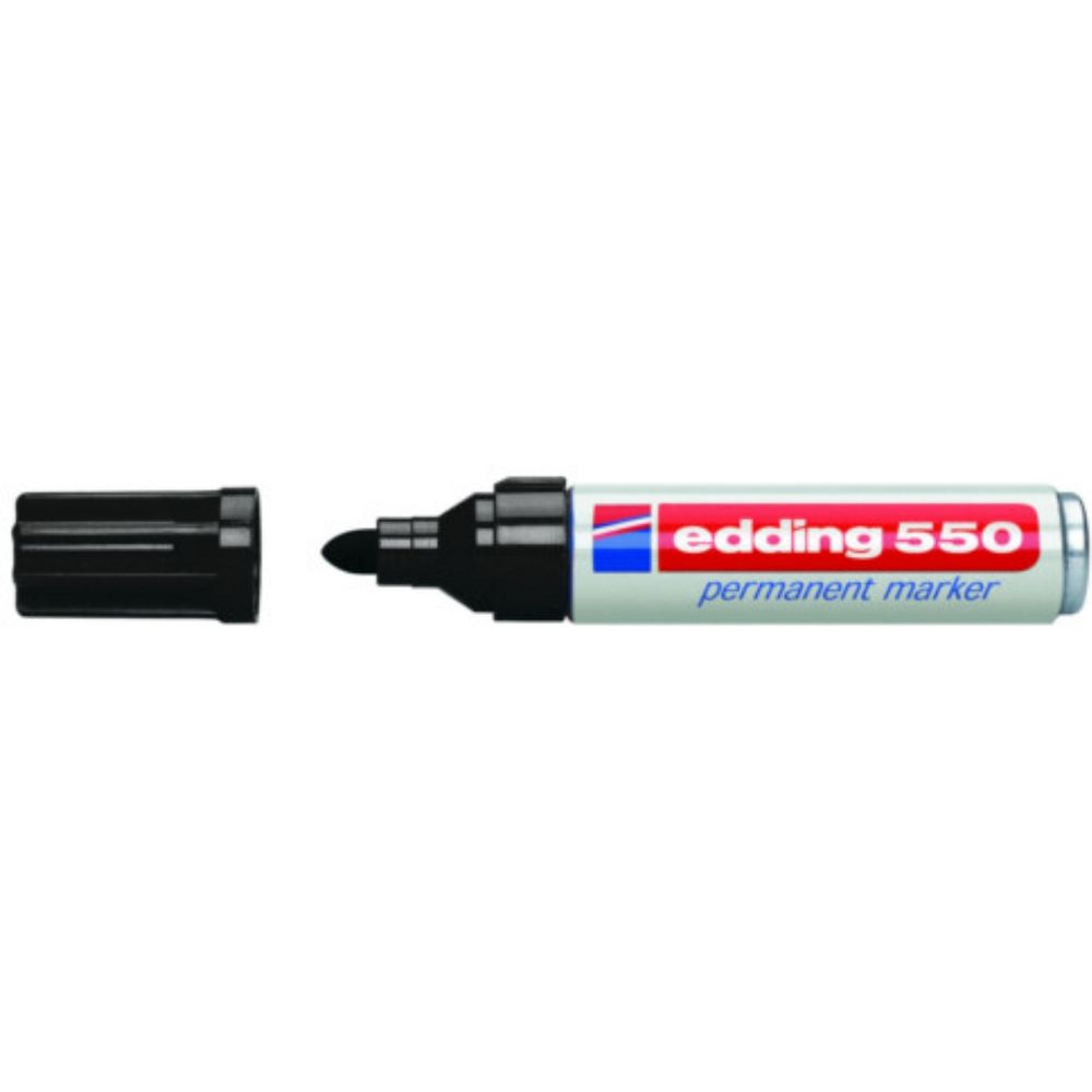 Edding Permanent Marker 550-1 schwarz 3-4mm breit, Nr. 550 Bild 1