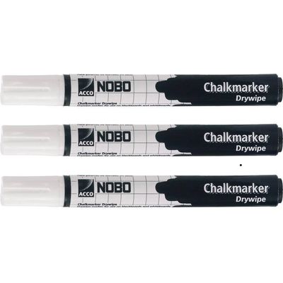 Nobo Boardmarker 3 pieces white