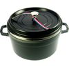 Staub Topf rund mit Dampfeinsatz 26cm 5.2 lt. Schwarz thumb 1