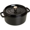 Staub Topf rund schwarz 0.75 lt. 14cm thumb 0