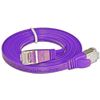 SLIM patchkabel  Cat 6, STP, 2 m, Violett