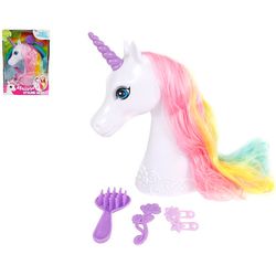 Sombo Einhorn Schminkkopf 20cm mit Zubehör