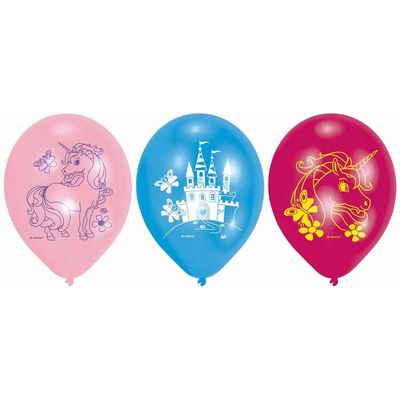 Amscan 6 balloons unicorn 22.8cm Bild 6