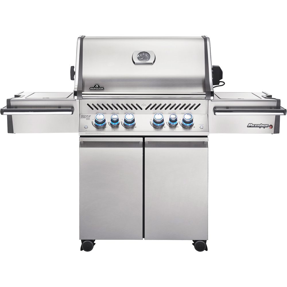 Napoleon Prestige Pro 500 Edelstahl inkl. Grillspiess - Ausführung Propangas Bild 1