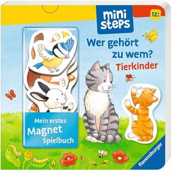 Ravensburger Mein erstes Magnetbuch: Wer gehört zu wem? Tierkinder