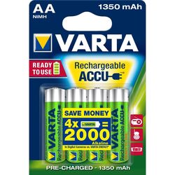 Varta Battery 4x AA 1350 mAh