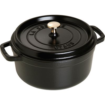 Staub Topf rund schwarz 0.75 lt. 14cm Bild 6