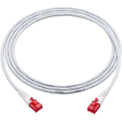 R&M Patch cable Cat 6A, U/UTP, 5 m, gray