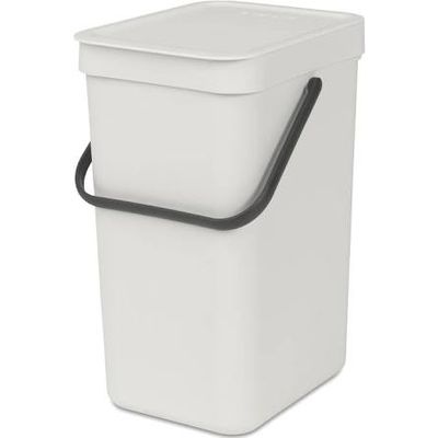 Brabantia Waste bin Sort&amp;Go Light Gray 12litres Bild 3