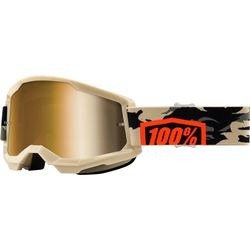 100percent Strata 2 Goggle Kombat - Vrai miroir d'or