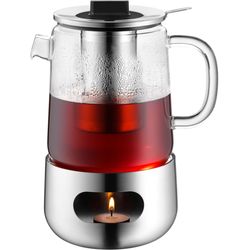 WMF tee-set sensitea set 1.3 l transparent silber