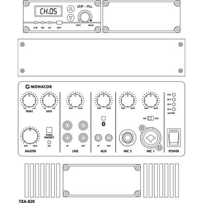 Monacor TXA-820 Bild 2