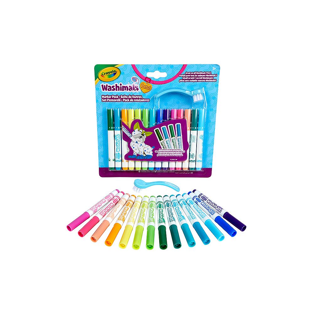 Crayola Pennarelli Washimals (14 pezzi) - acquista su