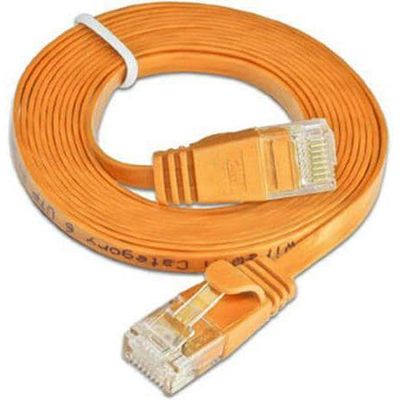 SLIM câble patch Cat 6, UTP, 0.75 m, orange Bild 3