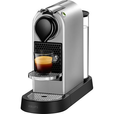 Krups Kaffeemaschine Nespresso XN741B Citiz Silber