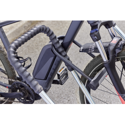 Mottez Fahrradständer für 2 Fahrräder in unterschiedlicher Höhe mit Rahmenschutz