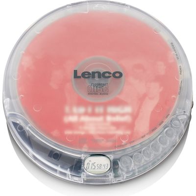 Lenco Lettore CD portatile CD-012TR, incluse le cuffie