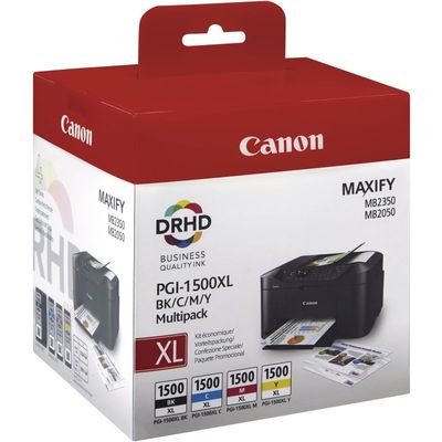 Canon Tintenset PGI-1500XL / 9182B004 BK, C, M, Y Bild 4