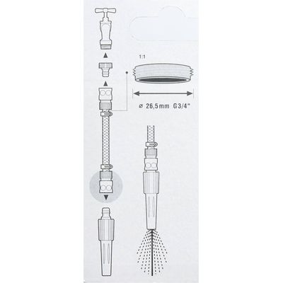 Gardena Schnellkupplung 2918-20 mit G 34&quot;-Innengewinde EUROP Bild 5