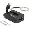 Delock adapter usb type-c - displayport 4k, mit schlüsselanhänger thumb 3