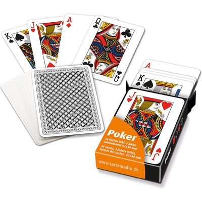 Carta.media Carte da poker in scatola pieghevole