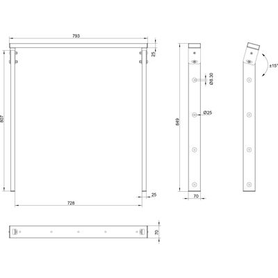 Multibrackets Ceiling mount Ceiling Mount Pro OM55N-D Bild 7