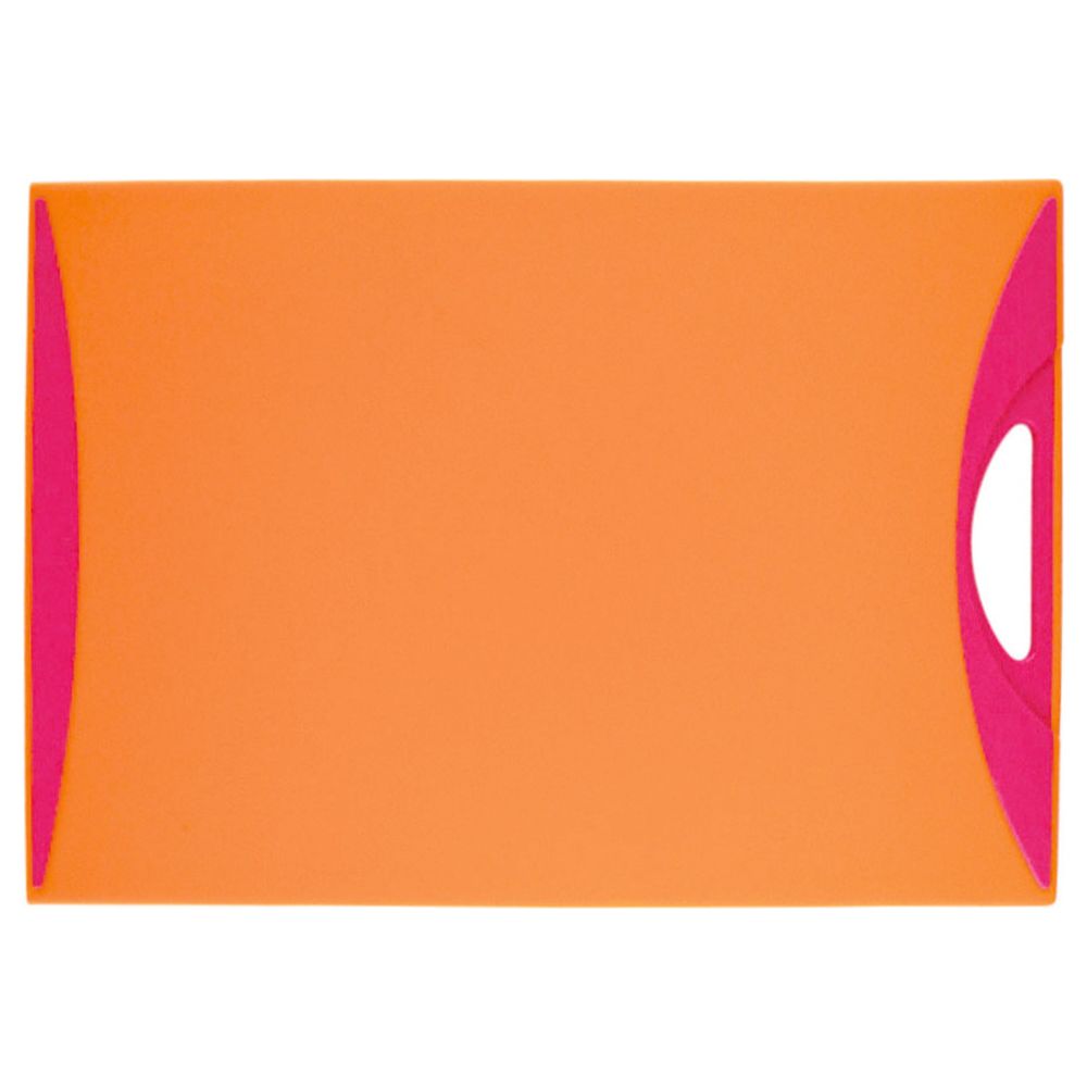 Neoflam Microban Schneidebrett orange - fuchsia 37x25.5cm Bild 1