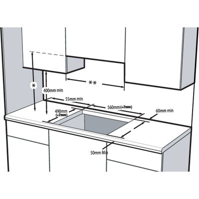 Beko Grundig Table de cuisson vitrocéramique GIEV 613420 E, avec cadre en inox Bild 2