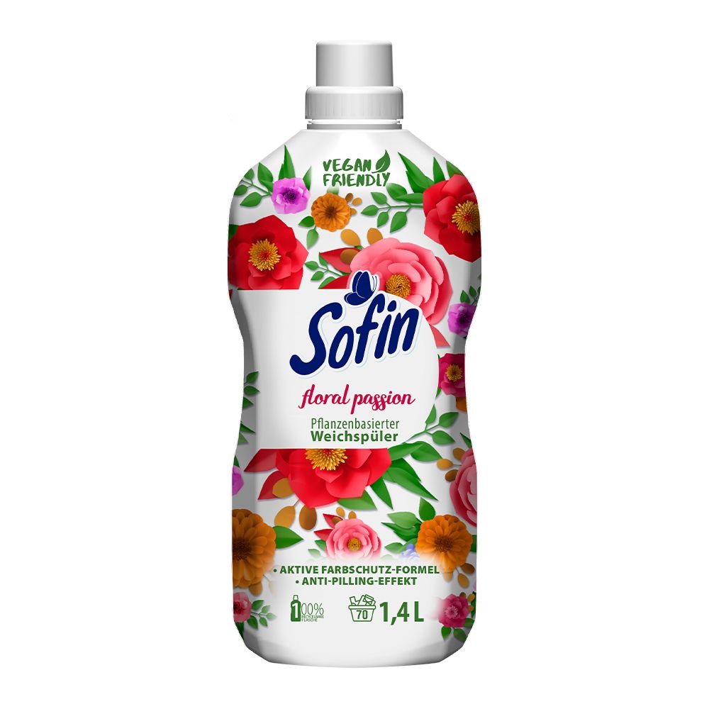 Sofin veganer Weichspüler floral passion Bild 1