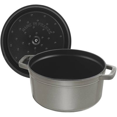 Staub Topf rund grau 0.4 lt., 12cm Bild 2