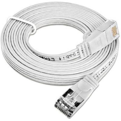 SLIM patchkabel  Cat 6, STP, 0.5 m, Weiss Bild 3