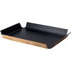 Continenta Tray non-slip black metallic, 45x34 cm thumb 1