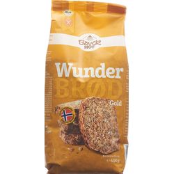 Bauck Backmischung Wunderbrot Gold mit Kurkuma 600 g