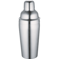 Cilio Cocktail shaker with lid strainer and cap 700 ml