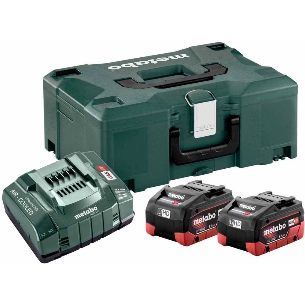 Metabo Set base 2 x LiHD 5.5 Ah ASC Ultra + Metaloc (685077000) Bild 1