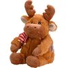 Welliebellies Warm cuddly toy moose (30cm) thumb 0