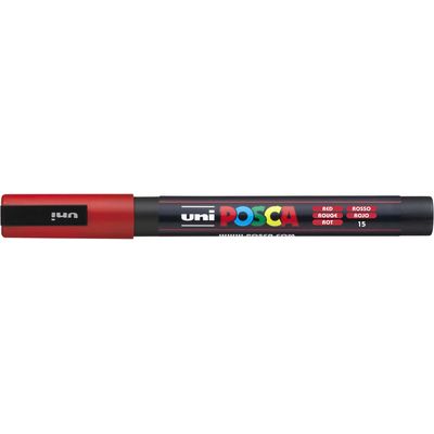 Uni Marker POSCA 0.9-1.3 mm red Bild 2