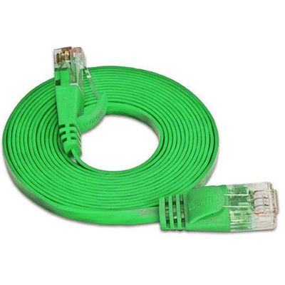 SLIM Câble de patch Cat 6, UTP, 1 m, vert